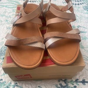 FitFlop reptile sling back sandal